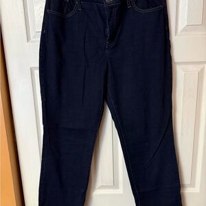 Chico's Dark Blue Straight Leg Jeans